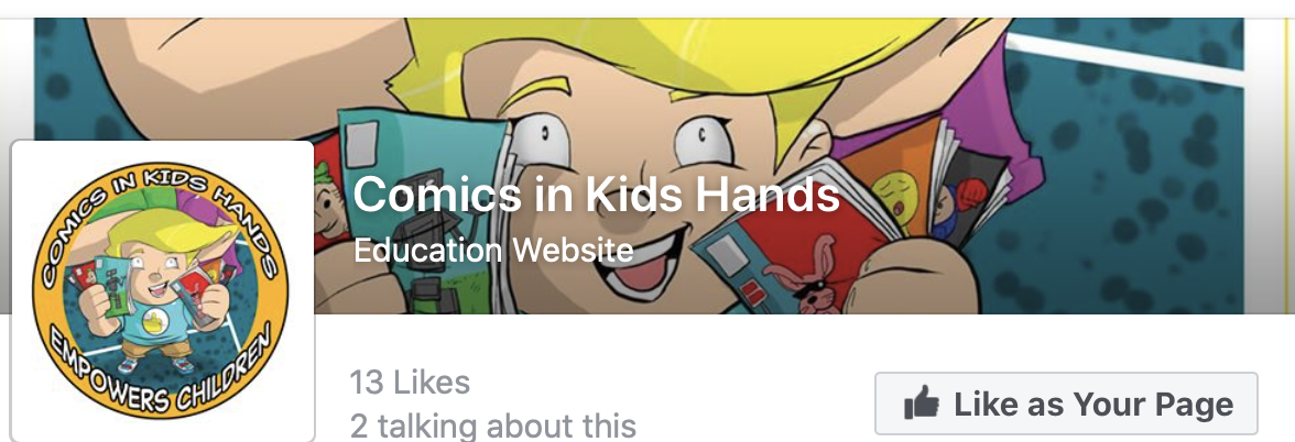 Comics in Kids Hands 2020 Launches with its 1st Panel, More to Come!