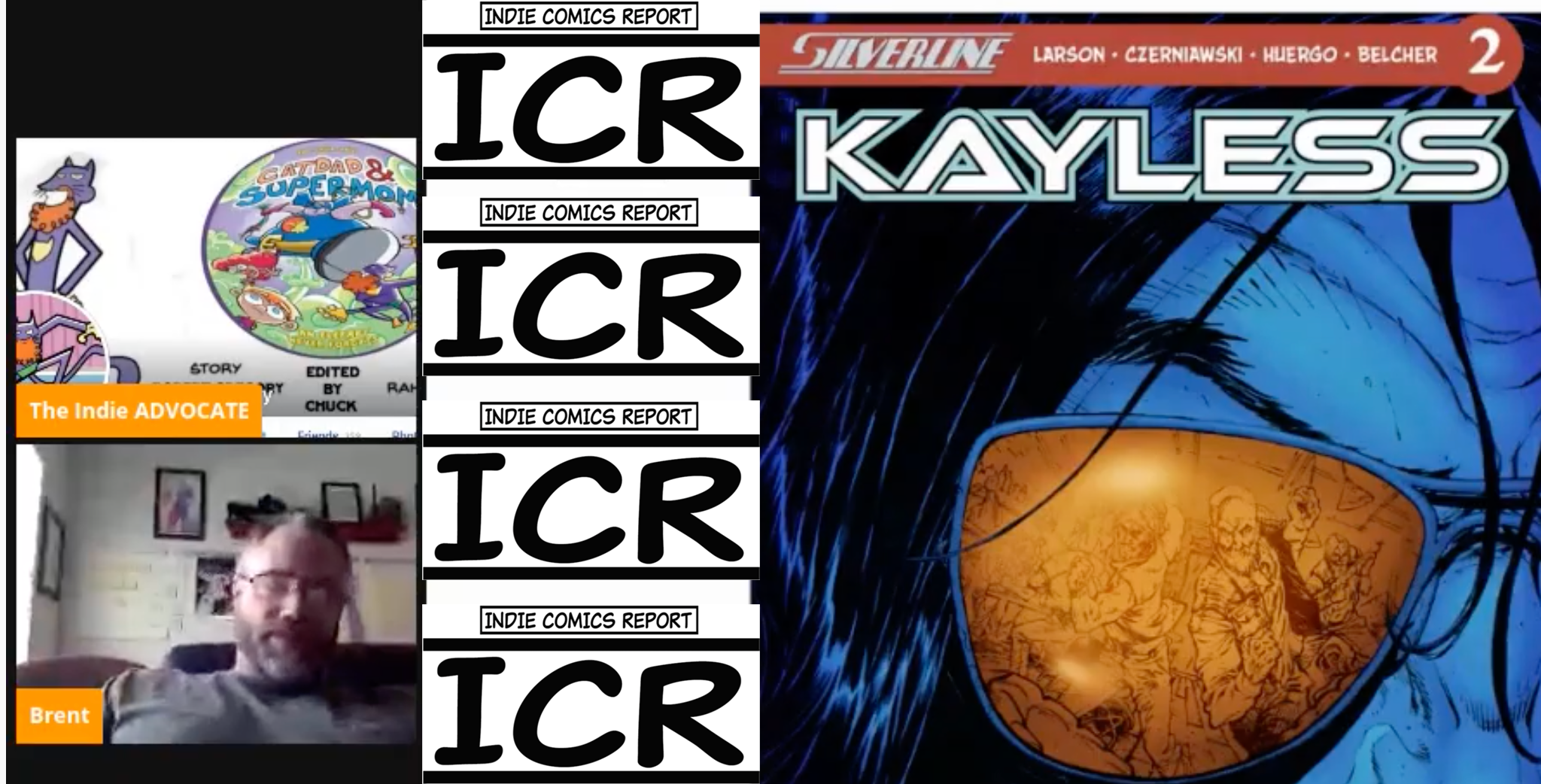 This is THE INDIE COMICS REPORT with KAYLESS Creator Brent Larson