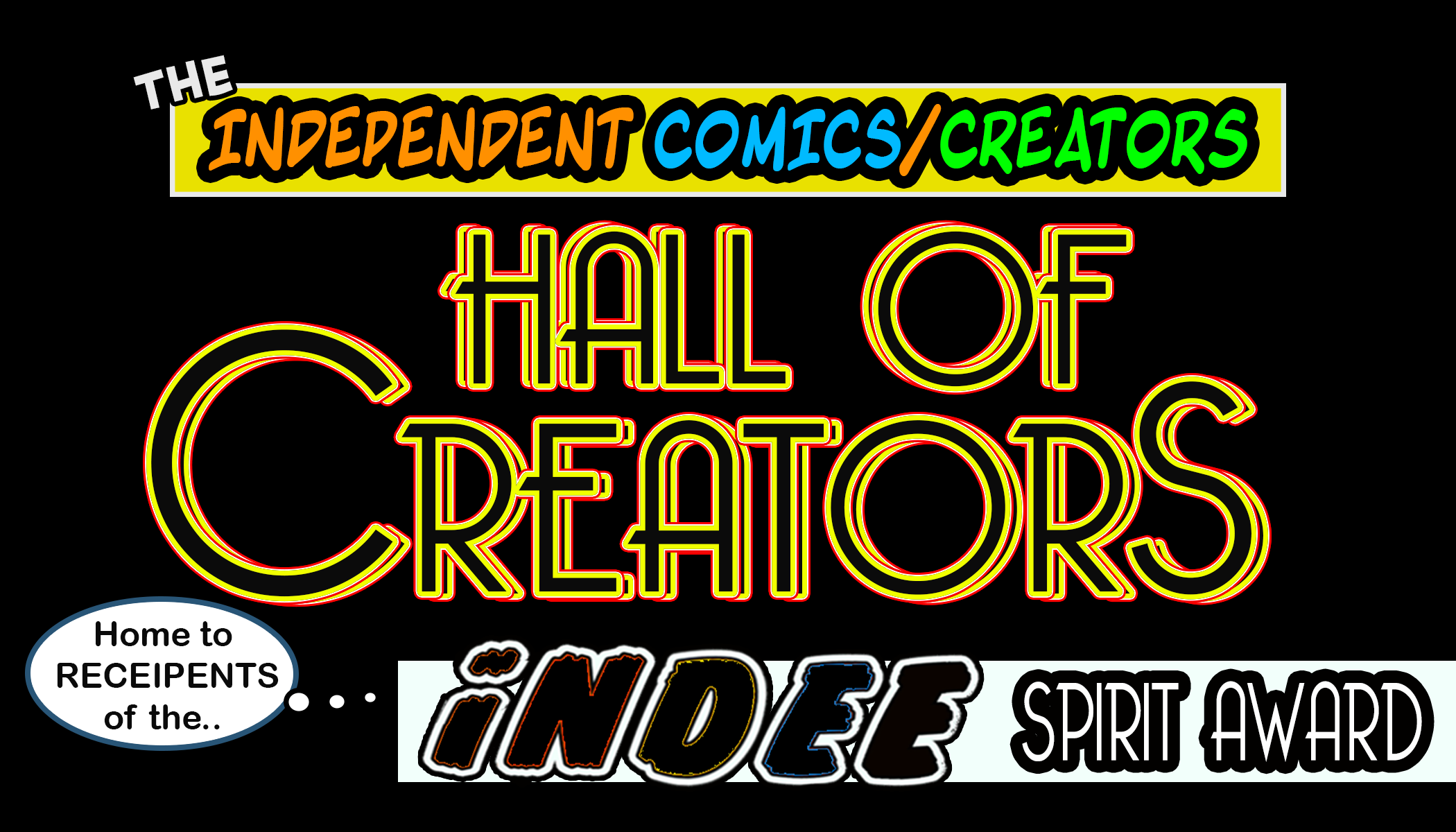 Brian Pulido and Keith Thomas enter The INDEPENDENT COMICS HALL OF CREATORS  and Receive SPIRIT AWARDS