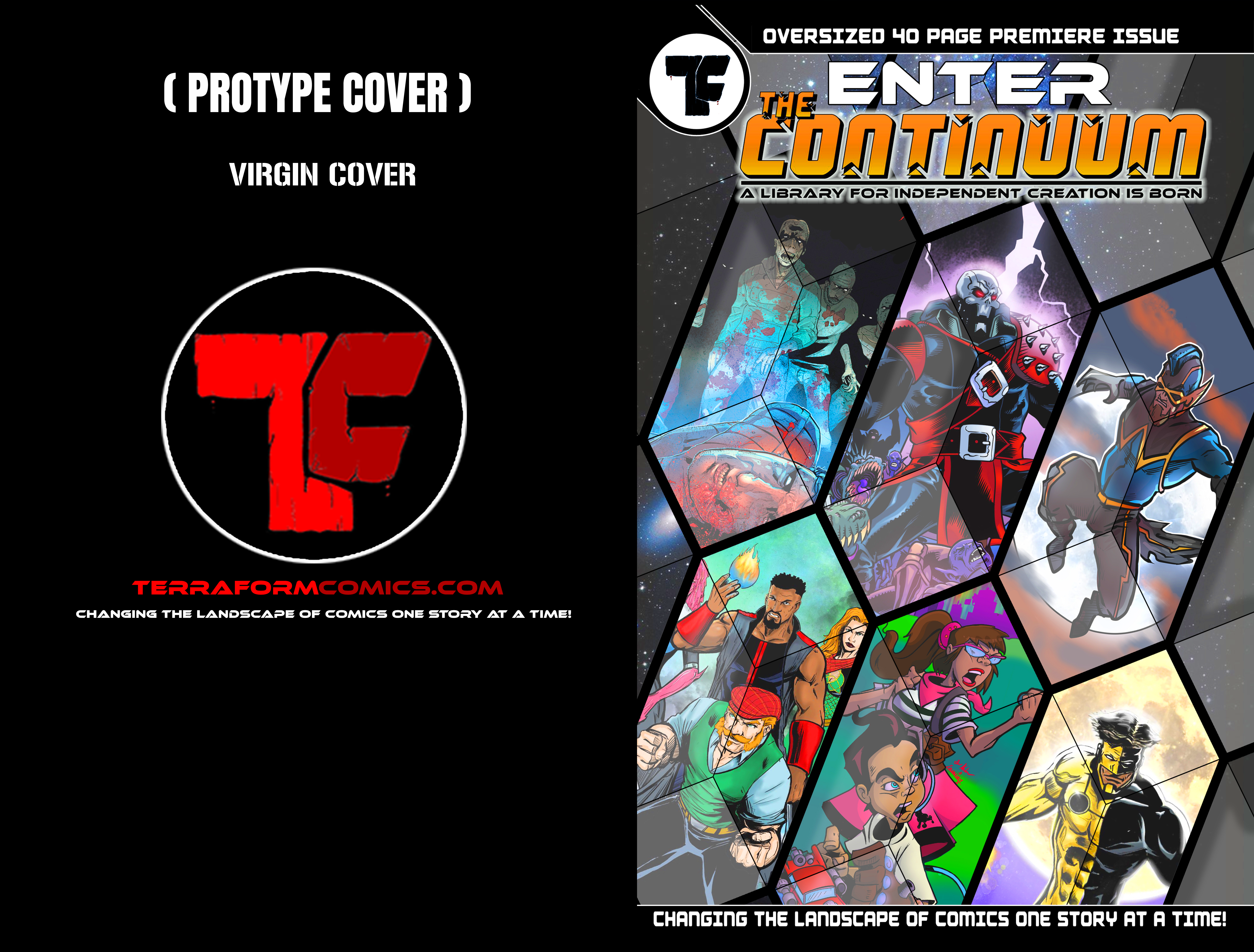 BACKERBACKER PAUSE BACK IN PRIMETIME with TERRAFOM COMICS LLC Entering The CONTINUUM