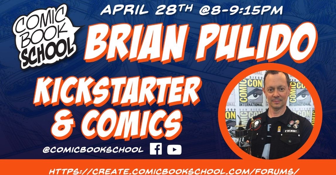 Buddy Scalera will interview Brian Pulido of Coffin Comics Talks about Making Comics, Kickstarter, and more…