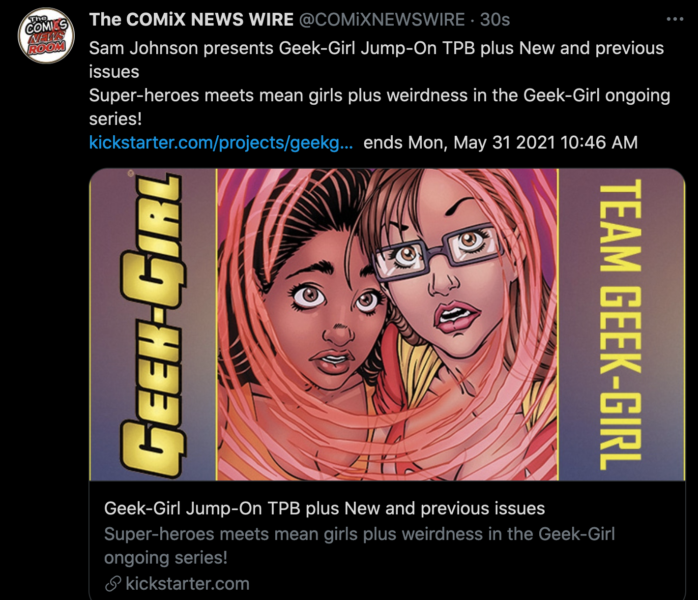 Sam Johnson presents Geek-Girl Jump-On TPB