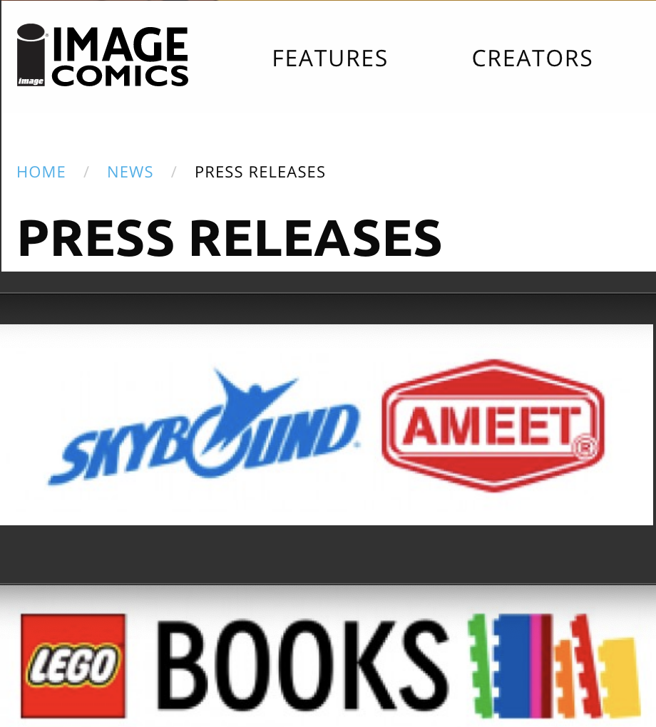 SKYBOUND ENTERTAINMENT PARTNERS WITH AMEET PUBLISHING IN NEW LEGO® COMIC BOOK DEAL-From THE COMiX NEWS WiRE
