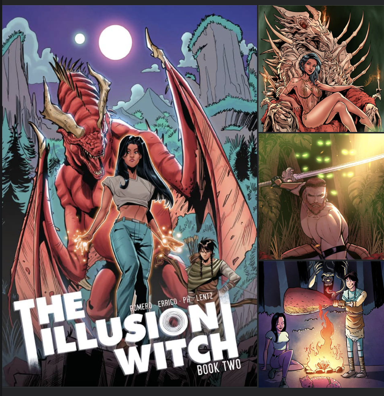 The Illusion Witch Book Two come get some cool rewards-From THE COMiX NEWS WiRE.