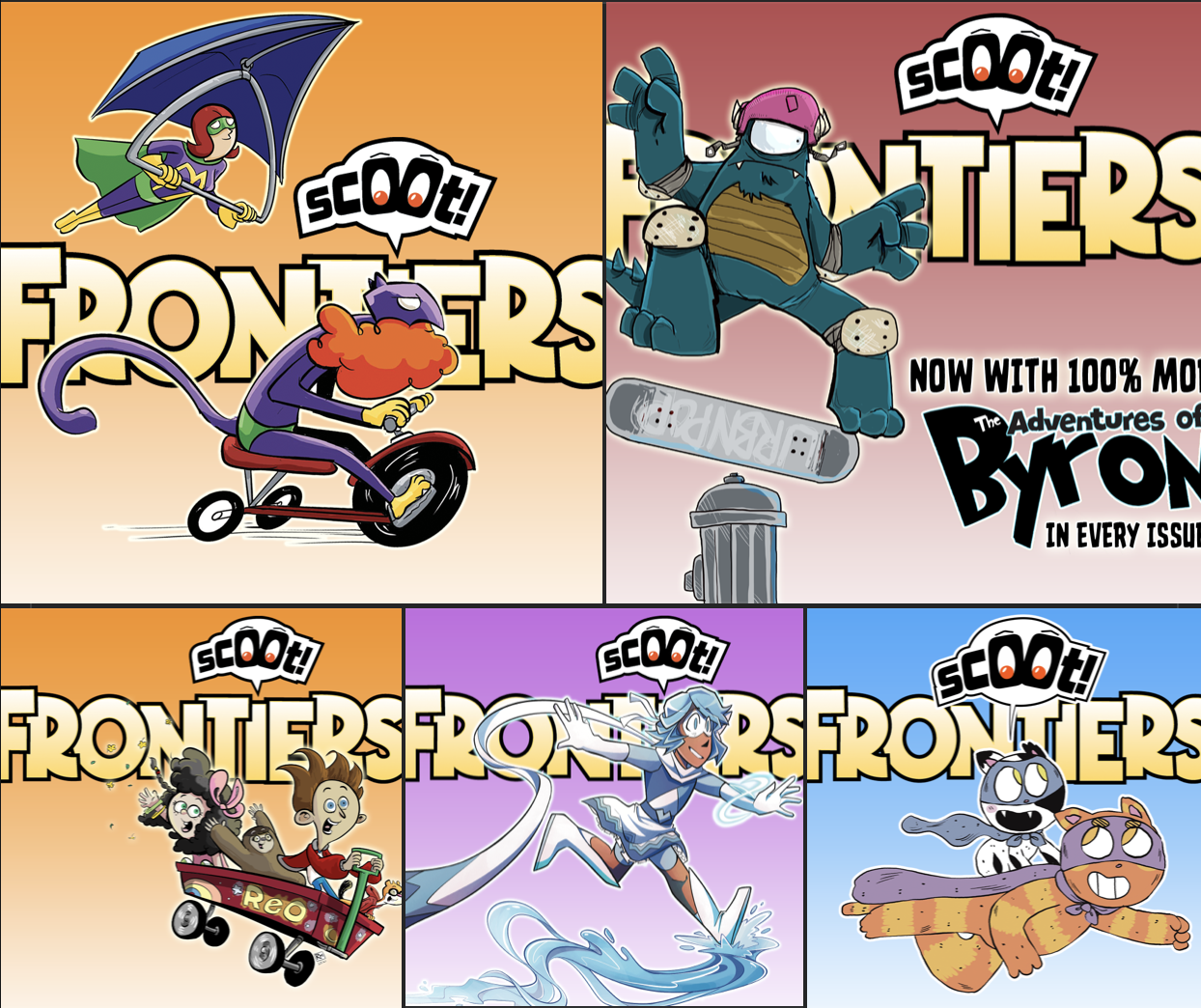 It’s the perfect time to preorder Scoot Frontiers, the mega-fun, super-sized, all-ages magazine from Scoot the young readers imprint of Scout Comics! -From THE COMiX NEWS WiRE.