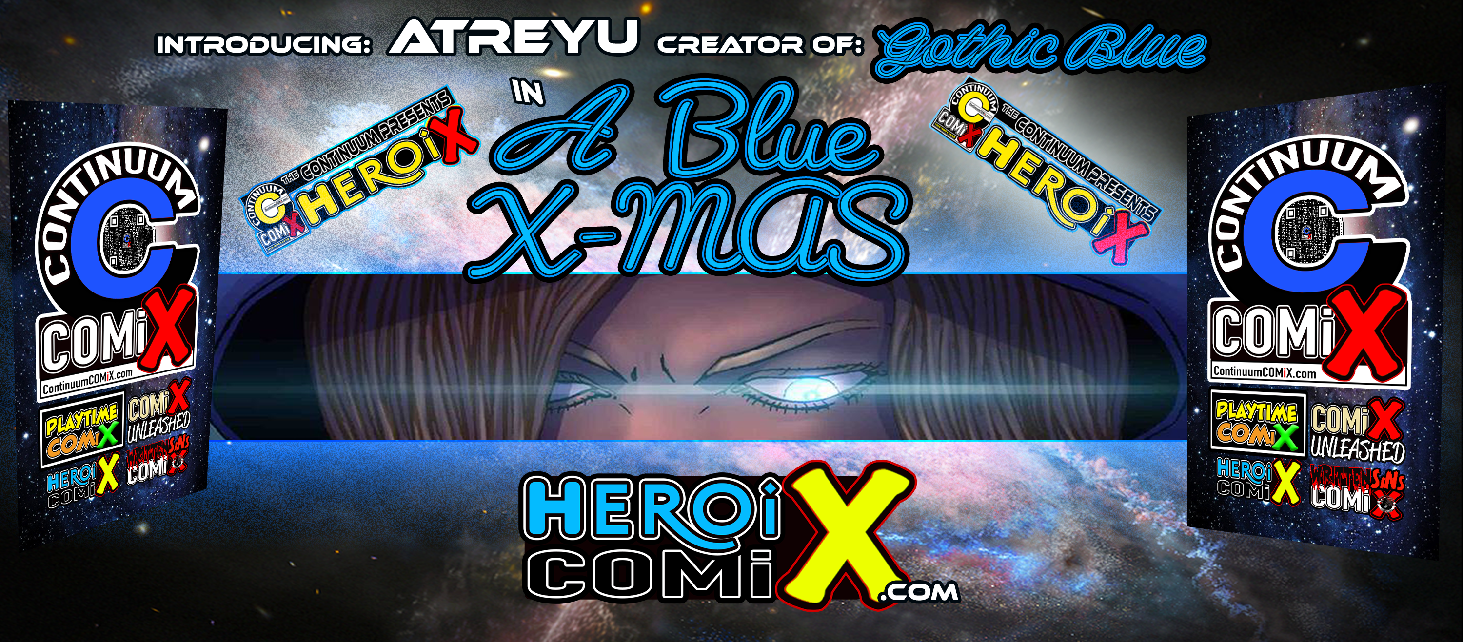 A BLUE XMAS Heads to The CONTINUUM LIBRARY via HEROiX & GOTHIC BLUE…-From THE COMiX NEWS WiRE  .