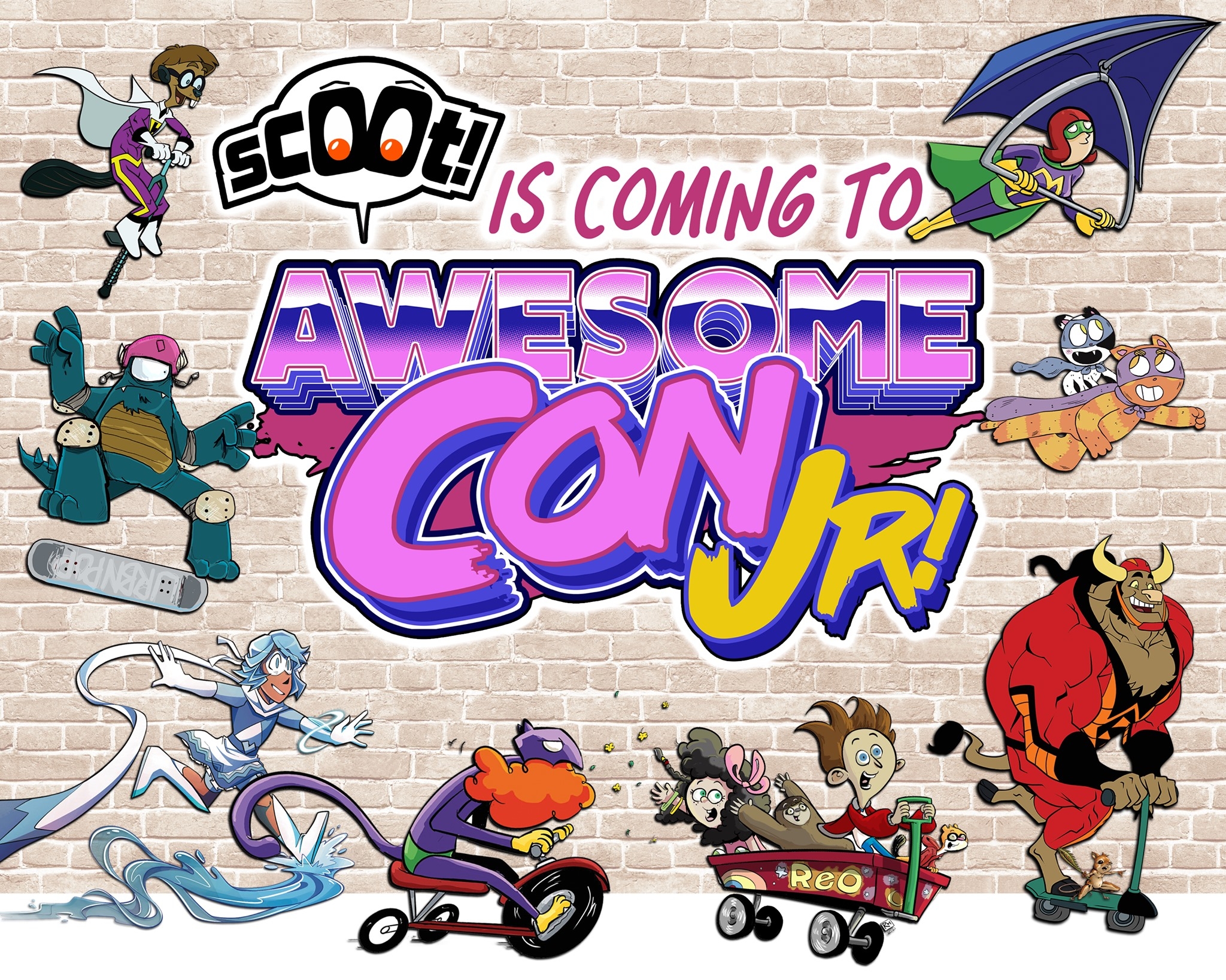 Scoot heads to Awesome Con! -From THE COMiX NEWS WiRE.