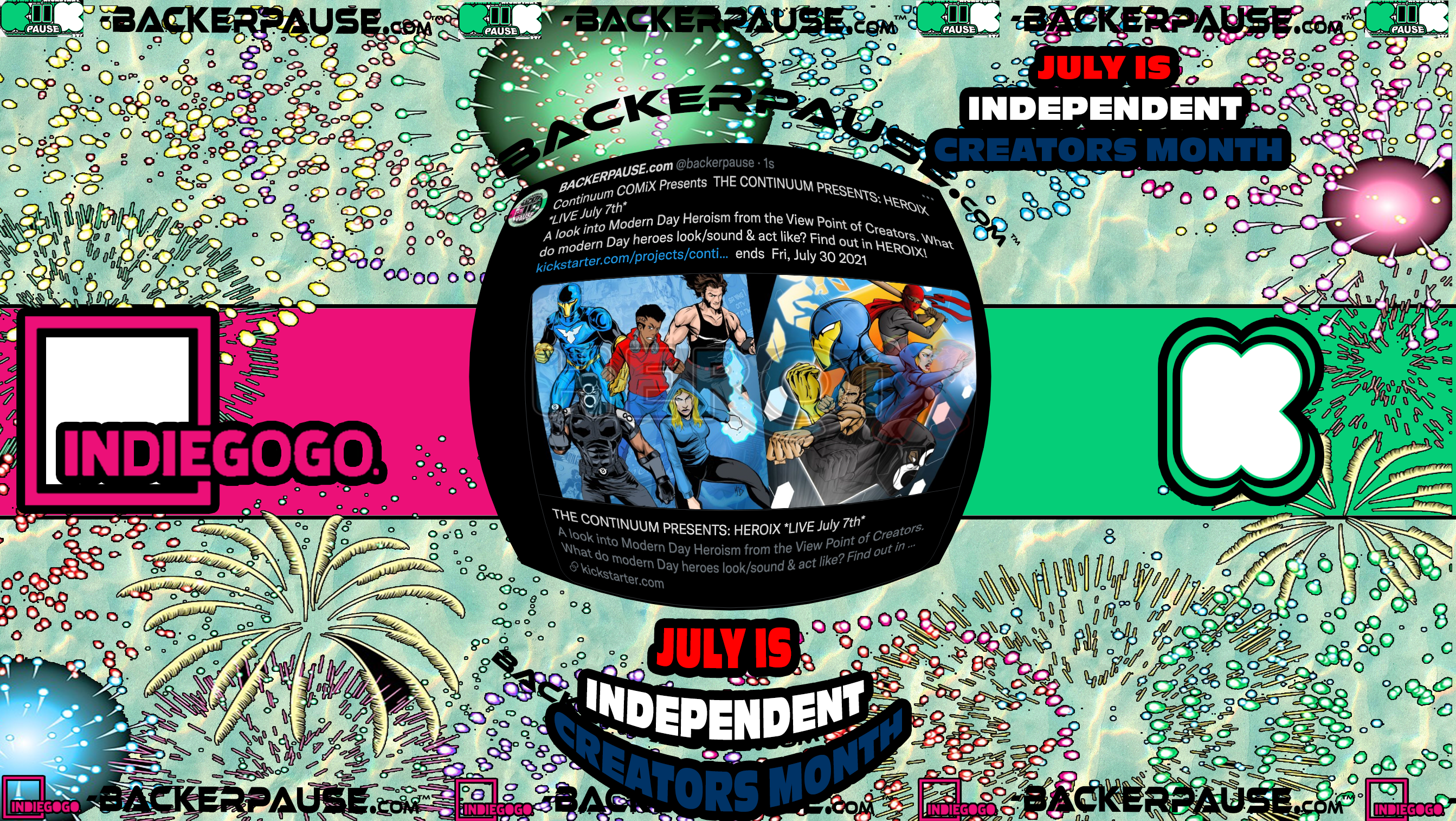 BACKER PAUSE:: A SOCIAL CROWDFUNDING of HEROiX