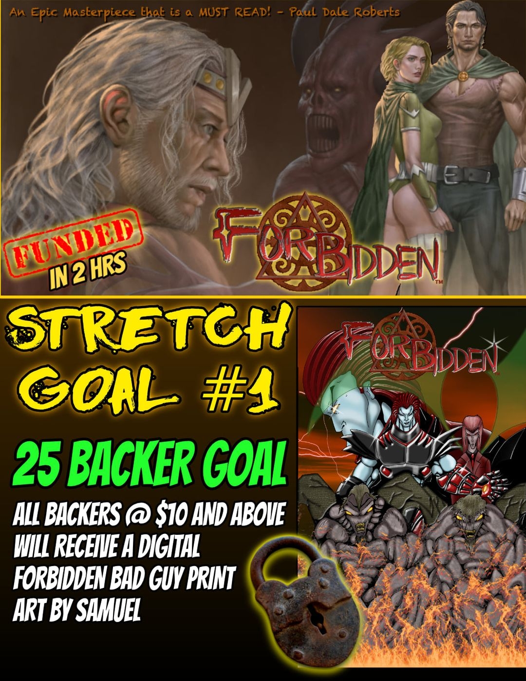 Unlock a digital print of Forbidden bad guys. -From THE COMiX NEWS WiRE.