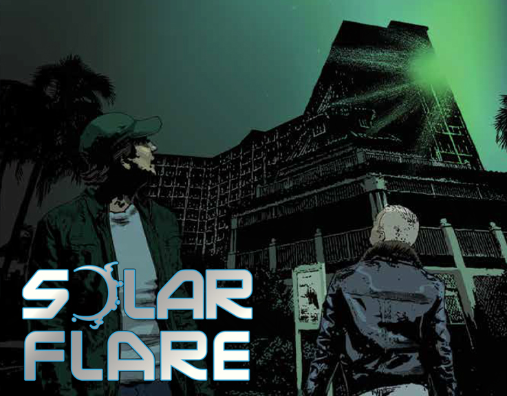 Where Were You When The World Went Dark? SOLAR FLARE: SEASON 1 Title Box is now available!-From  THE COMiX NEWS WiRE.