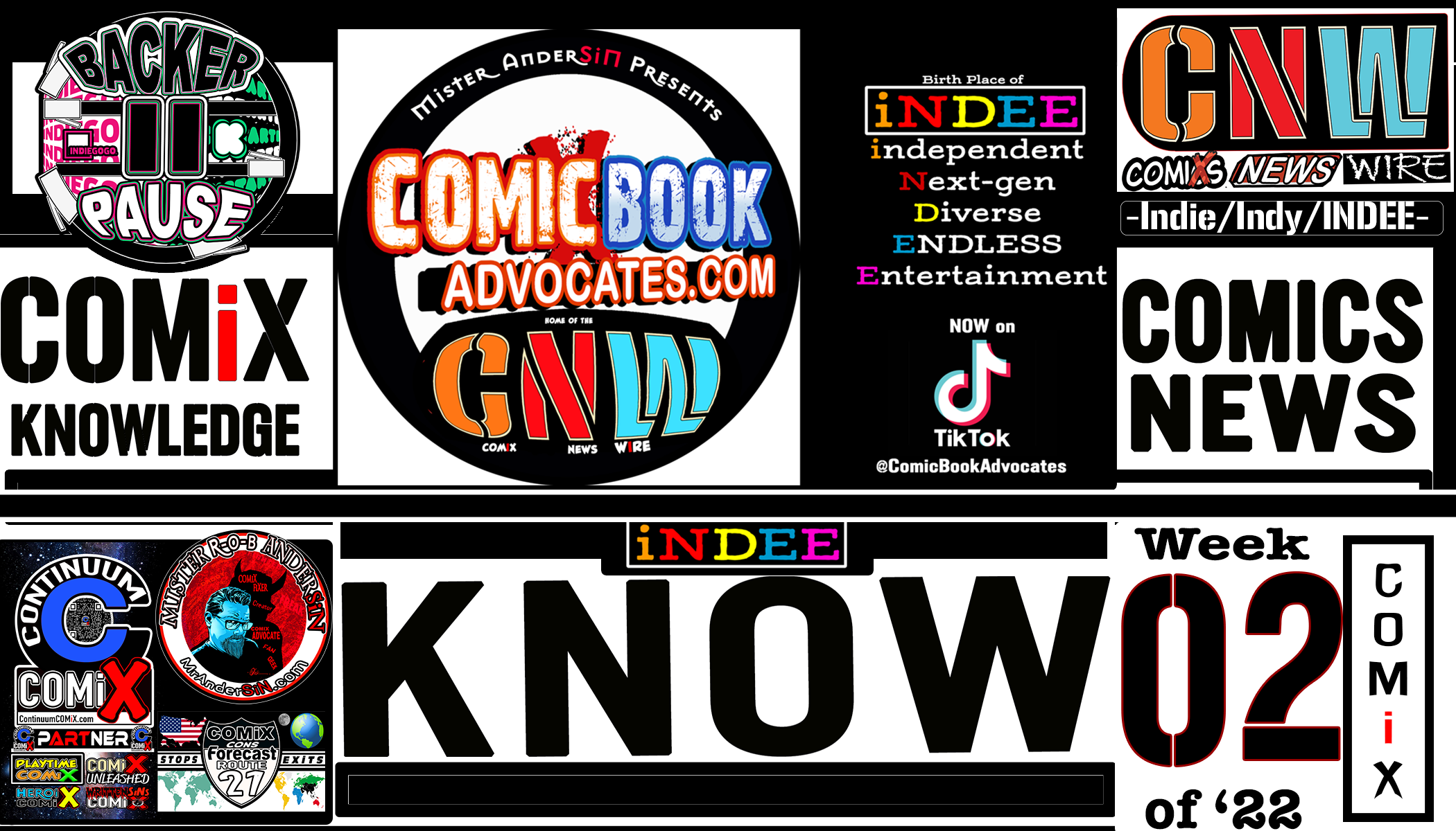 The INDEE NEWS WiRE-Week  2 of 2022 part of THE COMiX NEWS WiRE.