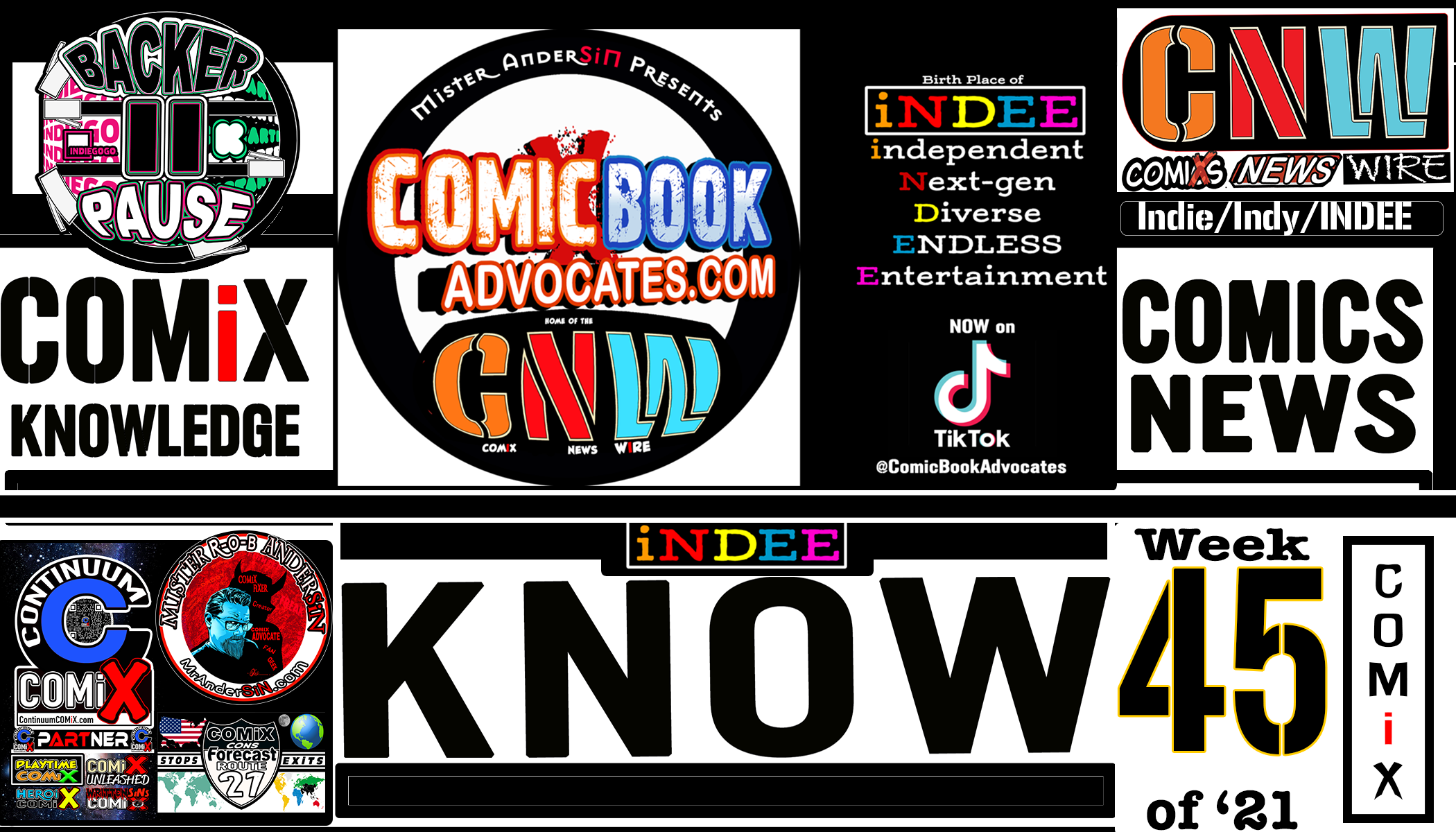 Week 45 of ’21-This Week in INDEE part of  THE COMiX NEWS WiRE.