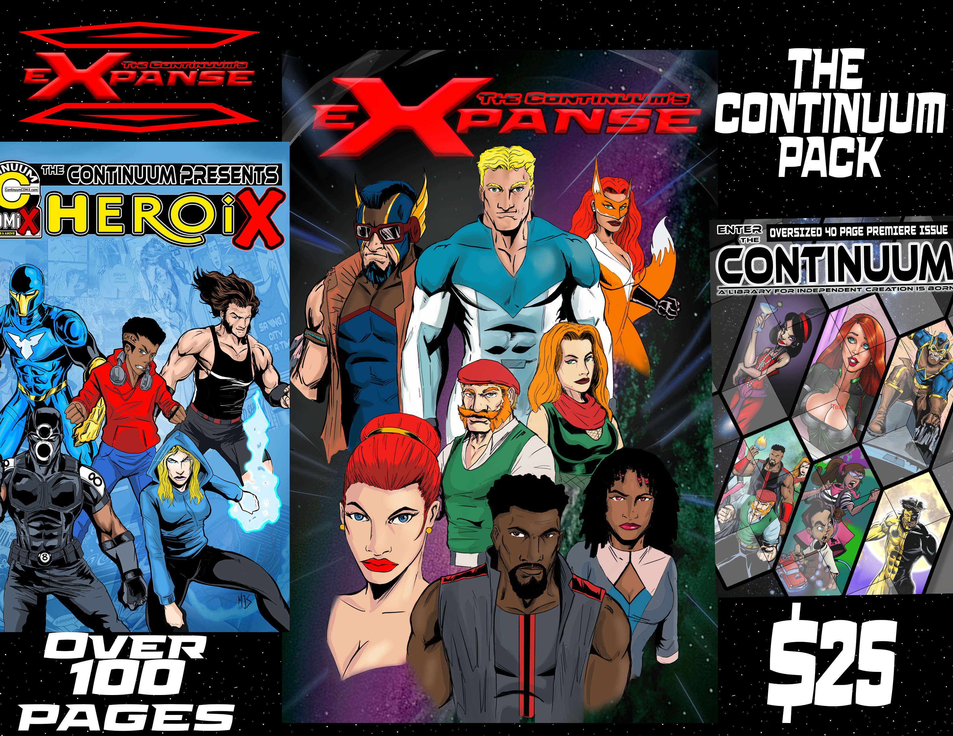 The Continuum’s EXPANSE is NOW LIVE -off the COMiXNEWSWiRE.com .