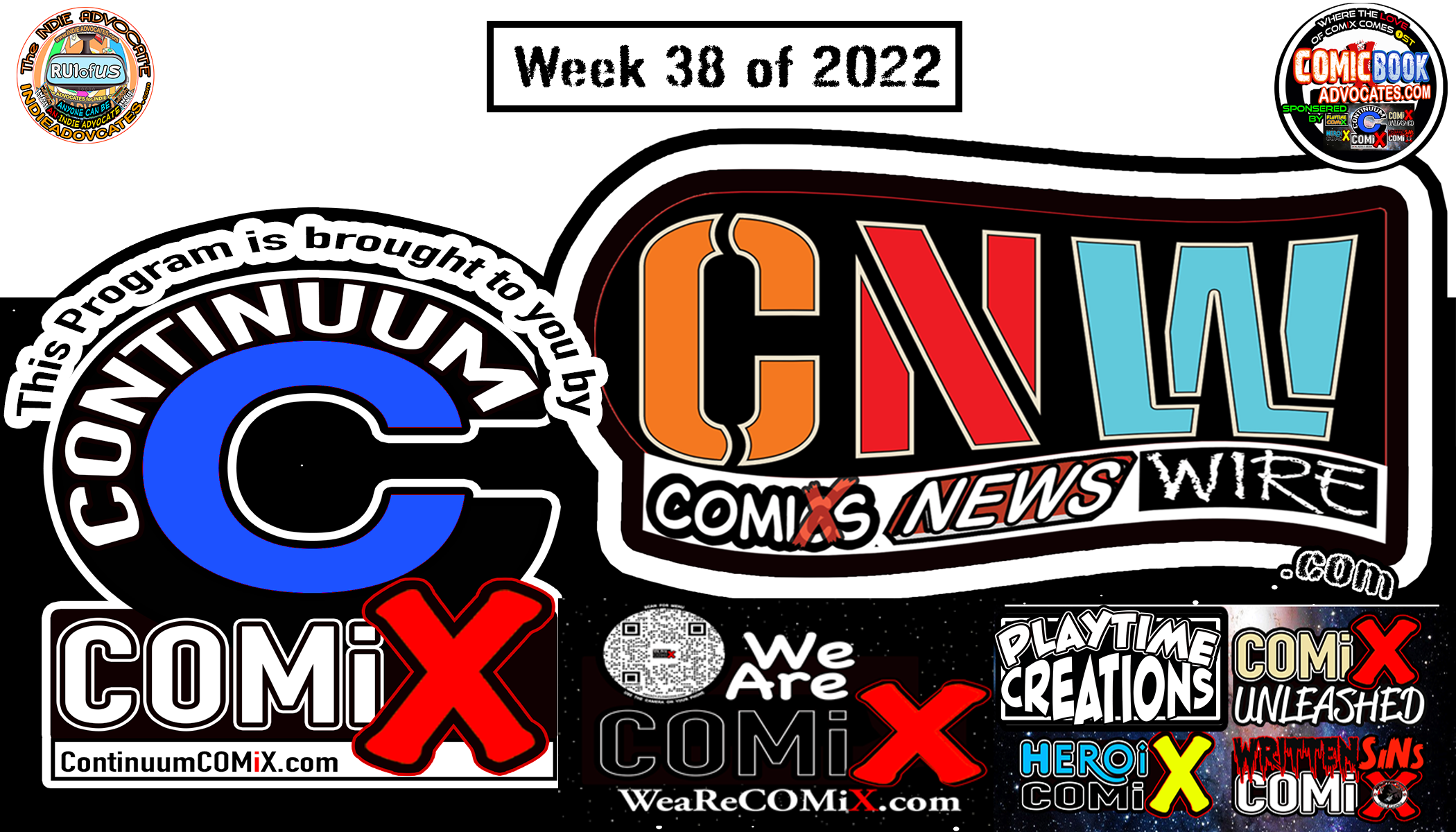 -THE COMiX NEWS WiRE: Week 38: 9/19-25/22 brought to you by Continuum COMiX