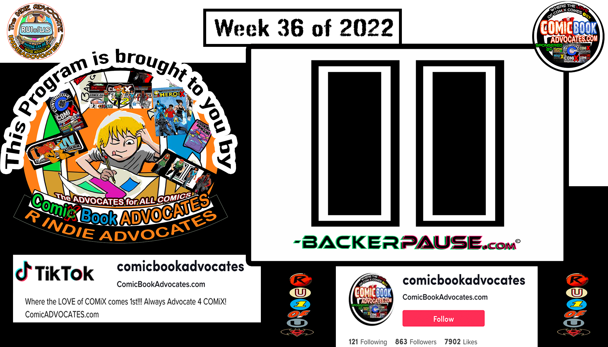 Indie Creators Shining on CROWDFUNDING SITES- Backer PAUSE wk 37 of 22