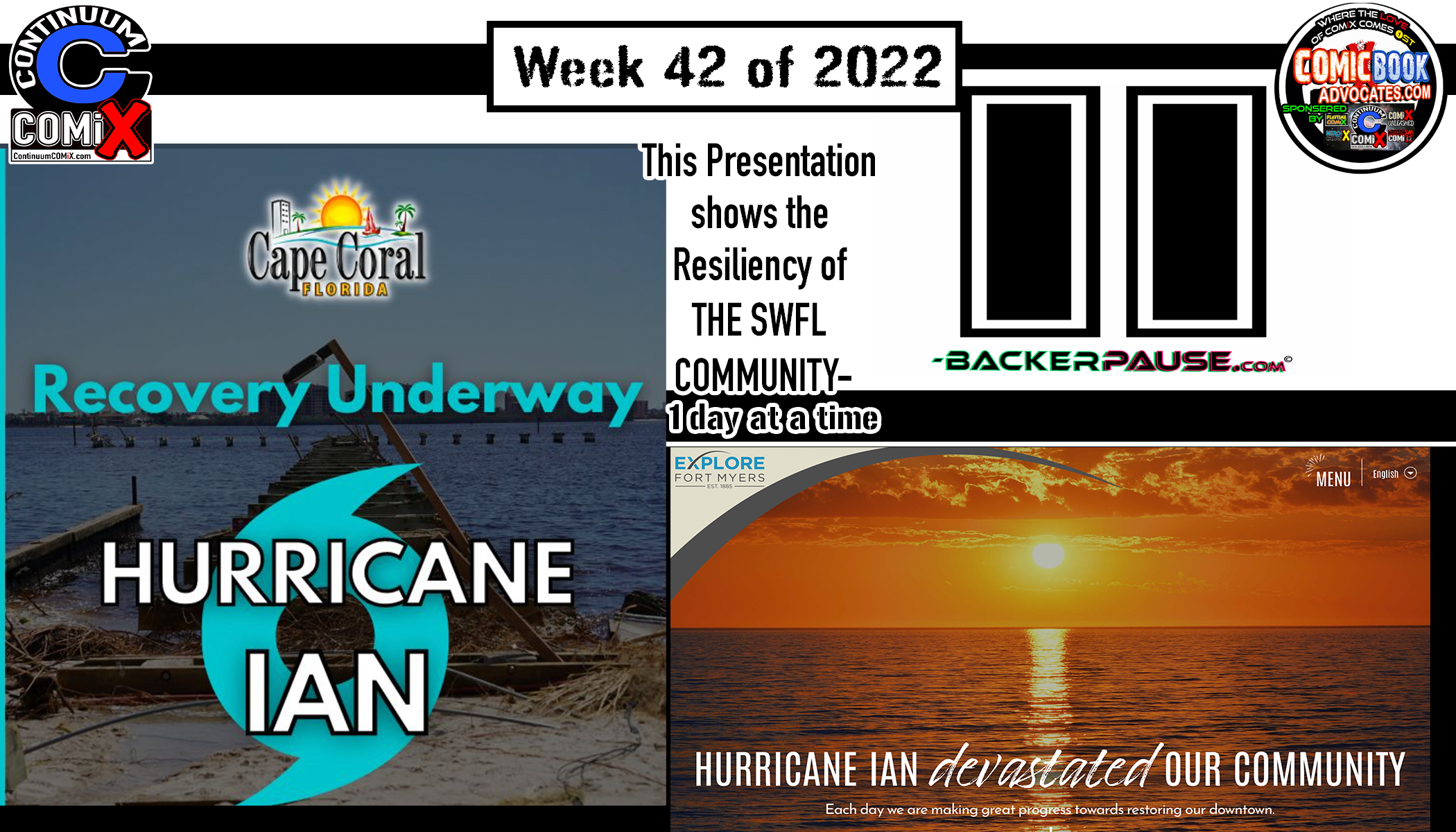 Backer Pause for wk42of22- Brought to you by The STRENGTH of SWFL