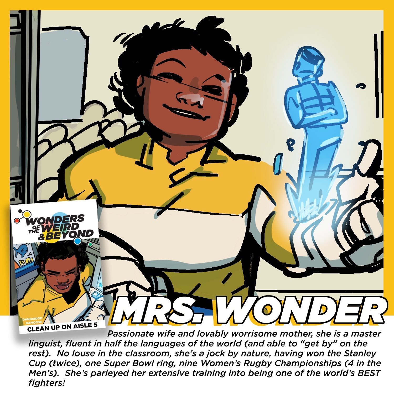 Mrs. Adrina Wonder is one of the 🌎world’s foremost 🏋🏽‍♀️athletes!