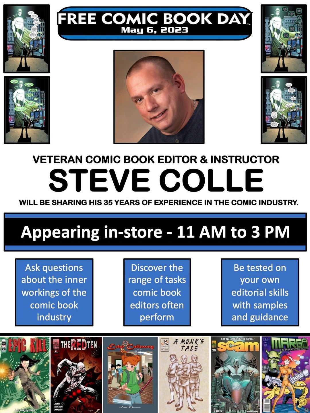 NOW THIS: Steve Colle FCBD signing