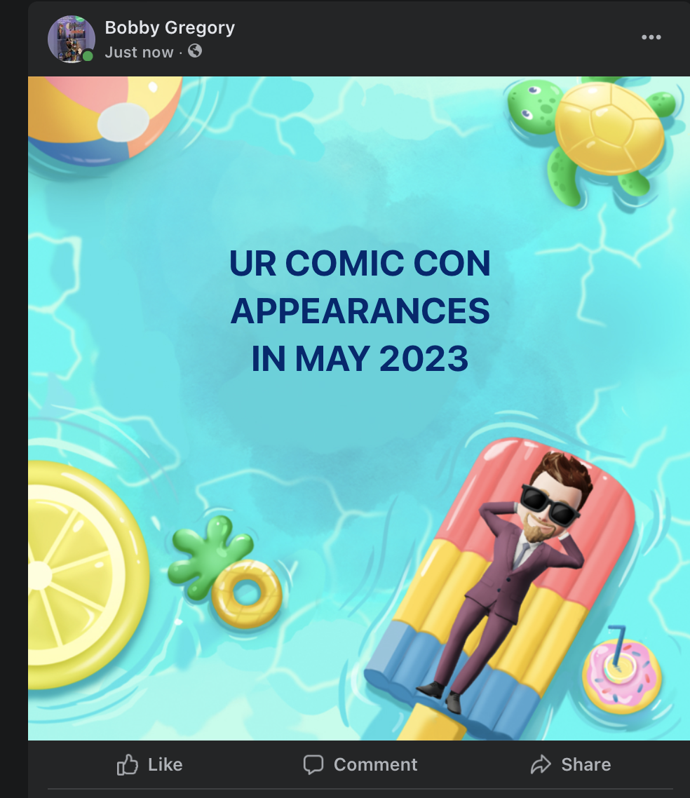 NOW THIS: COMIC CON APPEARANCES for May 2023